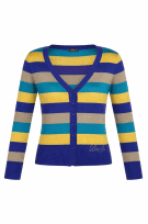 LIUJO ΡΙΓΕ ΜΠΛΟΥΖΑΚΙ ΠΛΕΚΤΟ MULTICOLOR ΓΥΝΑΙΚΕΙΟ PRE OWNED S