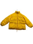 Belfe & Belfe Μπουφάν Puffer Vintage Λογότυπο Κίτρινο Ανδρικό M/L