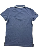 BELL’UOMO Polo casual con stampa logo Blu da uomo M