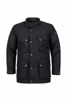 1980s BELSTAFF JACKET WORKWEAR ΜΑΥΡΟ ΑΝΤΡΙΚΟ PRE OWNED L