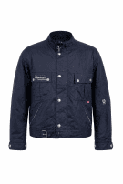 1990s BELSTAFF TRACK JACKET CLASSIC NAVY UOMO PRE OWNED M