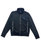 Bench Ζακέτα Φούτερ Casual Full Zip Logo Μαύρη Ανδρική L