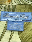 BERMUDA BAY ΠΟΥΚΑΜΙΣΟ HAWAIIAN PRINT ΑΝΟΙΧΤΟ ΠΡΑΣΙΝΟ ΑΝΤΡΙΚΟ PRE OWNED M