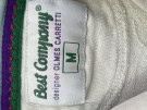 1990S BEST COMPANY HOODIE EMBROIDERED CREAM UNISEX PRE OWNED M