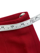 BETTY BARCLAY WOOL BLEND MIDI SKIRT RED WOMEN'S M