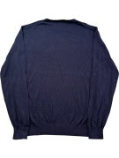 BEVERLY HILLS POLO CLUB ΠΛΕΚΤΟ ΠΟΥΛΟΒΕΡ ΚΛΑΣΙΚΟ NAVY ΑΝΤΡΙΚΟ PRE OWNED XL