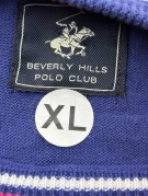 BEVERLY HILLS POLO CLUB ΠΛΕΚΤΟ ΠΟΥΛΟΒΕΡ MINIMAL ΜΠΛΕ ΑΝΤΡΙΚΟ PRE OWNED XL