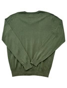 BEVERLY HILLS POLO CLUB V NECK KNIT SWEATER CLEAN OLIVE MEN PRE OWNED L