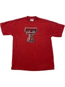 BILL LAKE INC GRAPHIC T SHIRT COLLEGIATE ΚΟΚΚΙΝΟ UNISEX PRE OWNED M