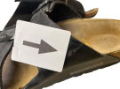 Birkenstock Arizona Μαύρα Δερμάτινα Σανδάλια Διπλό Λουράκι Unisex EU 36