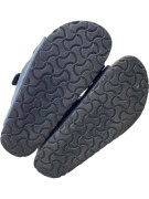 Birkenstock Arizona Μαύρα Δερμάτινα Σανδάλια Διπλό Λουράκι Unisex EU 36