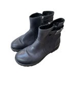 BIRKENSTOCK ΔΕΡΜΑΤΙΝΑ ΜΠΟΤΑΚΙΑ CLASSIC ΜΑΥΡΟ ΓΥΝΑΙΚΕΙΟ PRE OWNED EU 39
