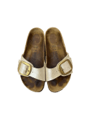 BIRKENSTOCK MADRID BIG BUCKLE SLIDES MINIMAL ΚΡΕΜ ΓΥΝΑΙΚΕΙΟ PRE OWNED EU 38
