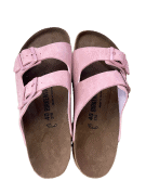 BIRKENSTOCK SANDALS MINIMAL PINK WOMENS PRE OWNED EU 40