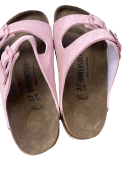 BIRKENSTOCK SLIP ON SHOES MINIMAL PINK WOMEN PRE OWNED EU 37