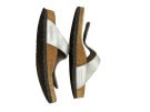 BIRKENSTOCK THONG SANDALS CLASSIC SILVER WOMENS PRE OWNED