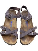 BIRKENSTOCK Σανδάλια Δερμάτινα Casual Με Λογότυπο Καφέ Unisex 35