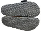 BIRKENSTOCK SLIDE SANDALS MINIMAL BLACK WOMENS PRE OWNED