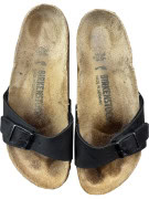 BIRKENSTOCK SANDALS MINIMAL BLACK UNISEX PRE OWNED EU 36