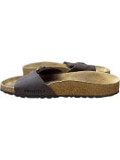 Birkenstock Σανδάλια Slide Classic Buckle Δερμάτινα Καφέ Unisex EU 36