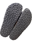 Birkenstock Σανδάλια Slide Classic Buckle Δερμάτινα Καφέ Unisex EU 36