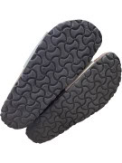 Birkenstock Slide Sandals Double Strap Leather Cream Unisex EU 37