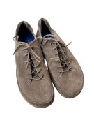 BIRKENSTOCK SCARPE IN CAMOSCIO MINIMAL TAUPE GREY UNISEX PRE OWNED EU 44