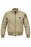 BLAUER ΜΠΟΥΦΑΝ BOMBER VINTAGE PATCHES ΜΠΕΖ ΑΝΔΡΙΚΟ L