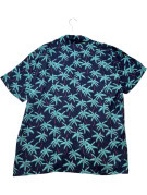 BLUE HARBOUR HAWAIIAN SHIRT TROPICAL NAVY ΑΝΤΡΙΚΟ PRE OWNED L