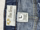 BLUE SEVEN ΤΖΙΝ ΒΕΡΜΟΥΔΑ VINTAGE ΜΠΛΕ ΑΝΤΡΙΚΟ PRE OWNED L