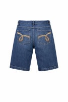 BLUE SEVEN ΤΖΙΝ ΒΕΡΜΟΥΔΑ VINTAGE ΜΠΛΕ ΑΝΤΡΙΚΟ PRE OWNED L