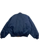 BOMBER JACKET VINTAGE ΜΠΛΕ ΑΝΔΡΙΚΟ M