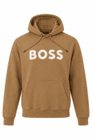 BOSS FELPA CON CAPPUCCIO STREETWEAR MARRONE UOMO PRE OWNED S