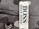 BOSS HUGO BOSS ΓΡΑΒΑΤΑ GRAPHIC ΜΑΥΡΗ ΑΝΤΡΙΚΟ PRE OWNED