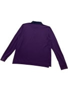 BOSS HUGO BOSS LONG SLEEVE POLO SHIRT REGULAR FIT PIMA COTTON PURPLE MALE XL