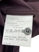 BOSS HUGO BOSS SHIRT MINIMAL BURGUNDY MENS PRE OWNED L