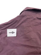 BOSS HUGO BOSS SHIRT MINIMAL BURGUNDY MENS PRE OWNED L