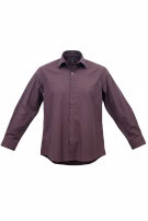 BOSS HUGO BOSS SHIRT MINIMAL BURGUNDY MENS PRE OWNED L