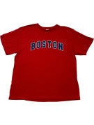 BOSTON GRAPHIC TEE COLLEGIATE RED UNISEX PRE OWNED