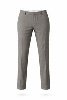 DONDUP TROUSERS CHECKED BEIGE MENS PRE OWNED L