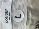 DONDUP TROUSERS CHECKED BEIGE MENS PRE OWNED L
