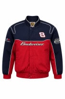 BUDWEISER RACING JACKET VINTAGE NAVY RED MEN PRE OWNED M