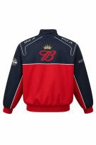 BUDWEISER RACING JACKET VINTAGE NAVY RED MEN PRE OWNED M