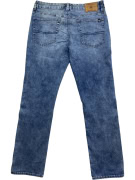 BUFFALO DAVID BITTON DENIM JEANS VINTAGE WEAR BRANDED LOGO BLUE MEN'S L (W36)