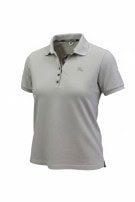 BURBERRY BRIT POLO MINIMAL GRIGIO CHIARO DONNA PRE OWNED M