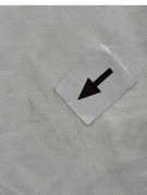 BURBERRY LONDON POLO SHIRT MINIMAL OFF WHITE WOMENS PRE OWNED XS