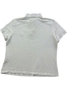 BURBERRY LONDON POLO SHIRT MINIMAL OFF WHITE WOMENS PRE OWNED XS