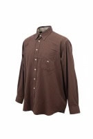 BURBERRY LONDON SHIRT CLASSIC BROWN MENS PRE OWNED XL