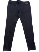 BURBERRY LONDON JEANS MINIMAL BLACK WOMENS PRE OWNED L