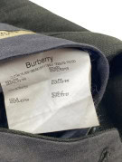 BURBERRY LONDON ΥΦΑΣΜΑΤΙΝΟ ΠΑΝΤΕΛΟΝΙ ΚΛΑΣΙΚΟ OLIVE ΑΝΤΡΙΚΟ PRE OWNED L